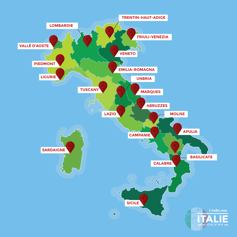 Régions d'Italie