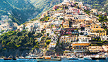 Côte amalfitaine et paysage marin à Positano